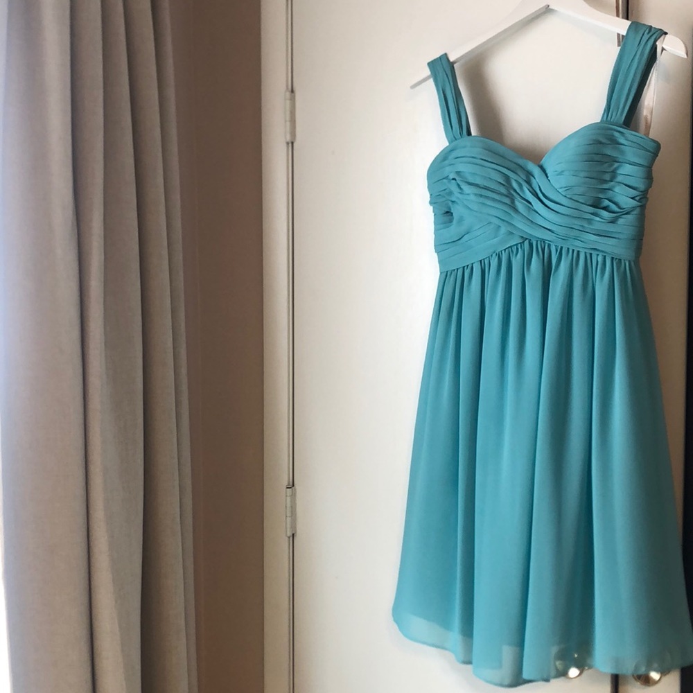 Teal Bill Levkoff Dress
